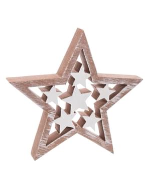 Wood Christmas Star