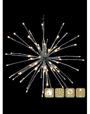 Estrela de luz quente de pendurar para o Natal