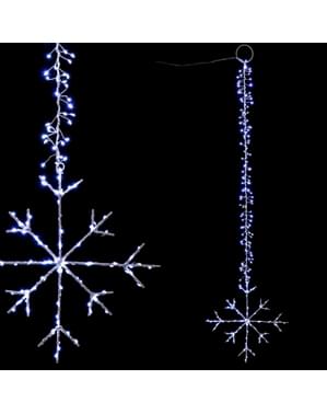 Hangende sneeuwvlokverlichting