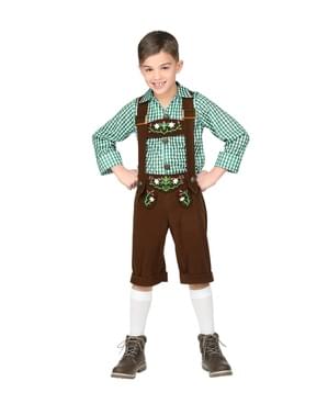 Oktoberfest Bavarisk kostume til drenge