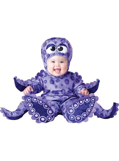 Costume de bébé pieuvre, costume drôle d'animal en peluche