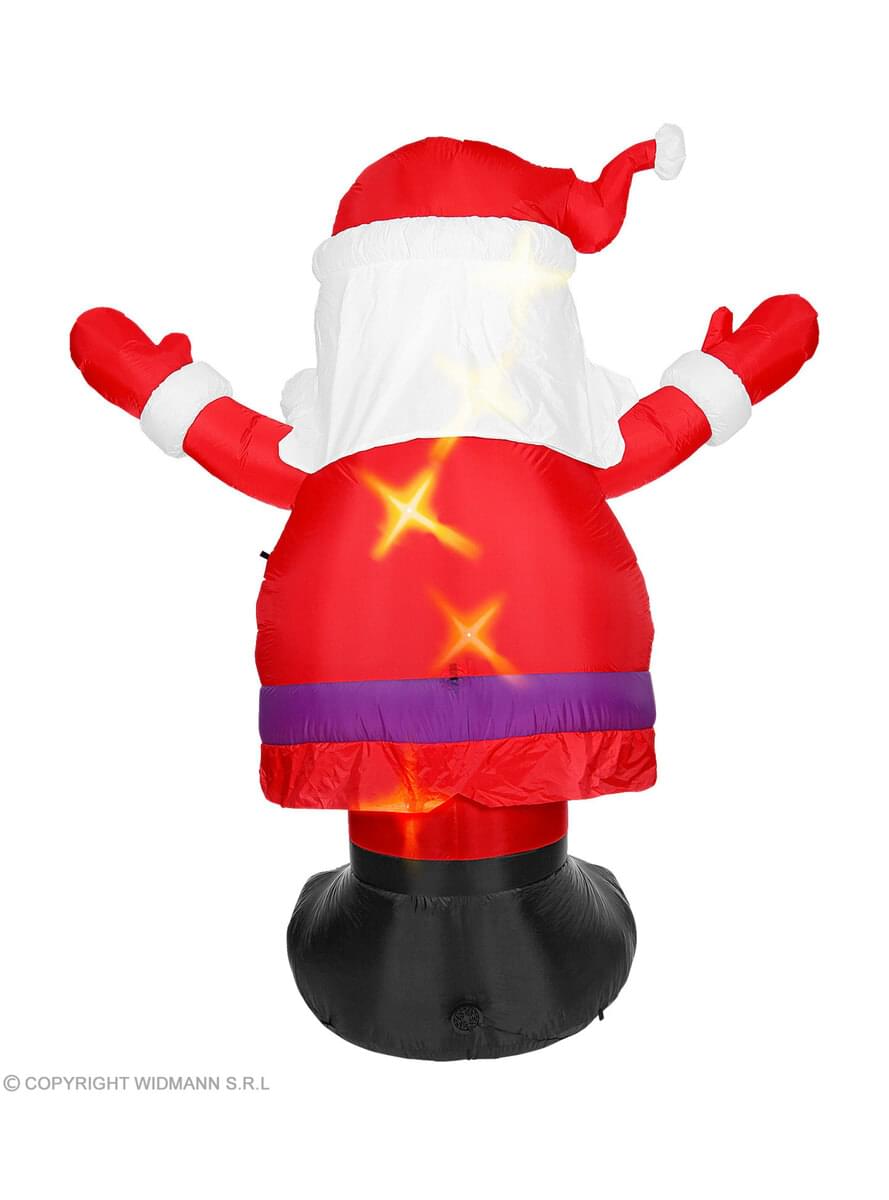 Weihnachtsmann aufblasbar mit Licht (300 cm)