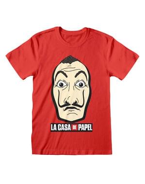 Casa de Papel T-shit volwassenen rood