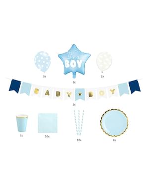 Kit décoration It's a boy - Baby Shower Party