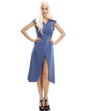 Costume da Regina Dragone azzurra da donna