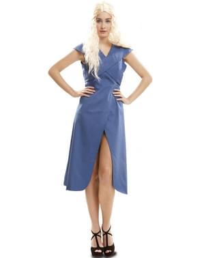 Womens Blue Queen of Dragons Costume