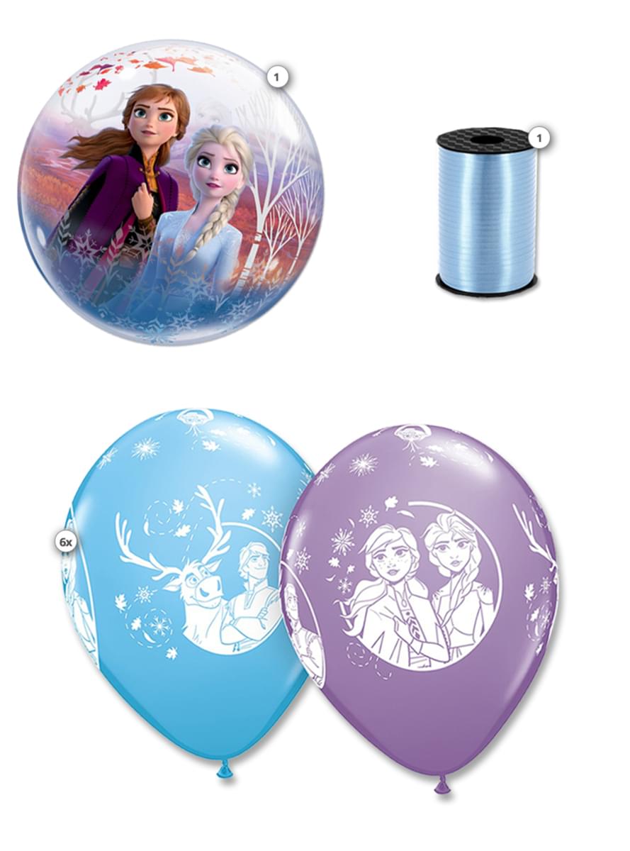 Bouquet Ballons La Reine des Neiges 2