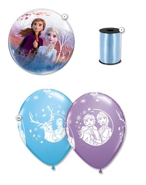 Bouquet Ballons La Reine des Neiges 2