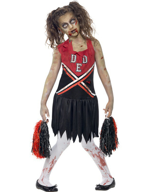 Costum de majoretă zombie pentru fată