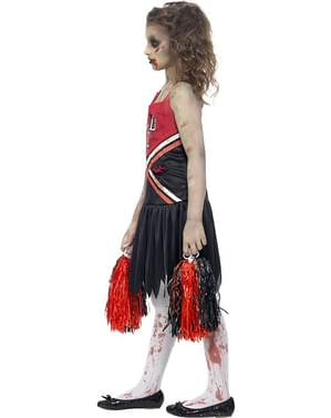 Costume da cheerleader zombie per bambina