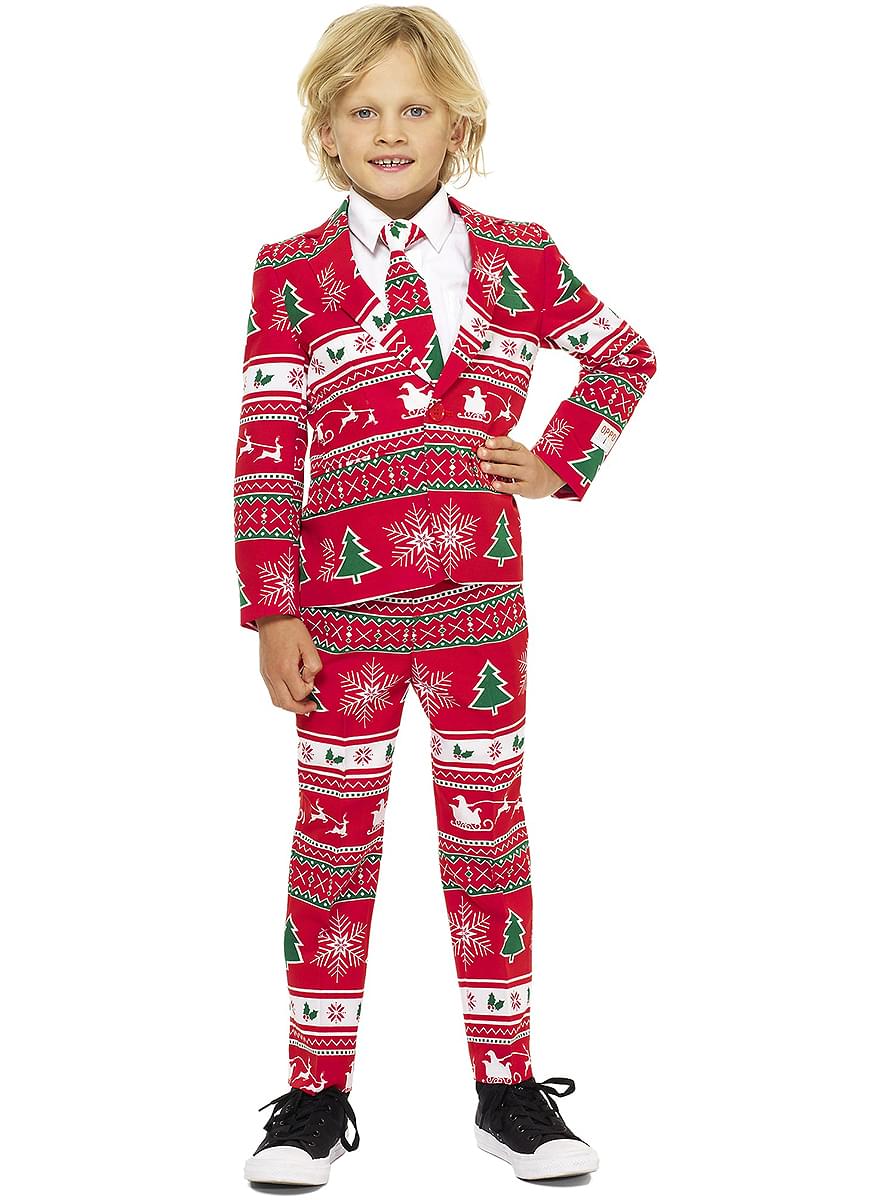 Traje Navideño Rojo 