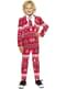 Червоний новорічний костюм «Wonderland» для дітей - Opposuits