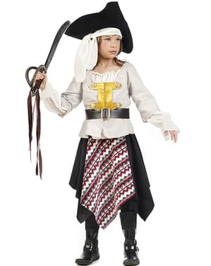 Fato de pirata dos sete mares para menina