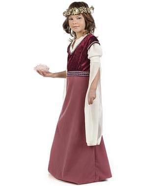 Middelalder lady Rosalba kostume til piger