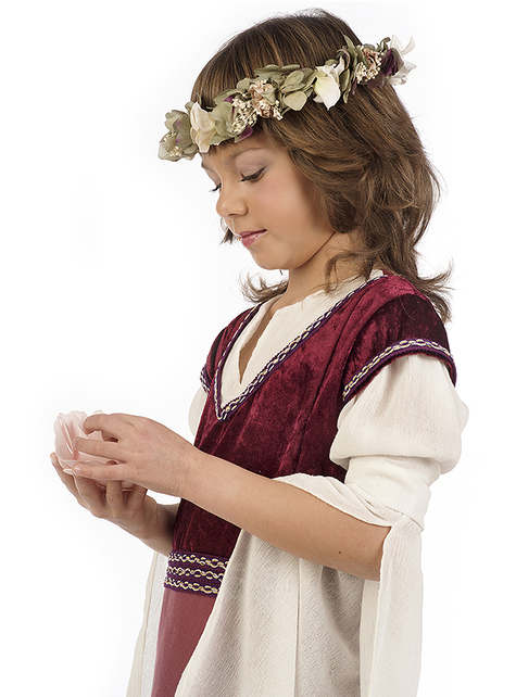 Mittelalterliches Damen Kostüm Rosalba für Mädchen