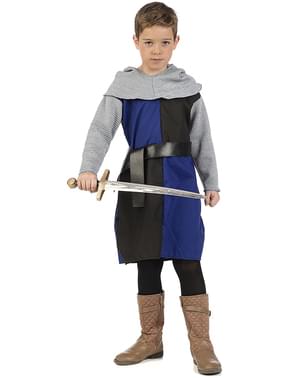 中世の騎士ローランドの男の子のための衣装