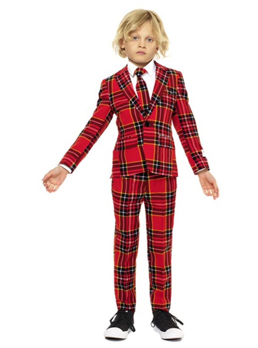 Scottish tartan "Lumberjack" Suit for kids Opposuits. Express delivery Funidelia