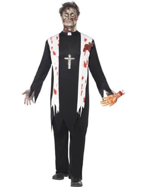 Zombie præstekostume
