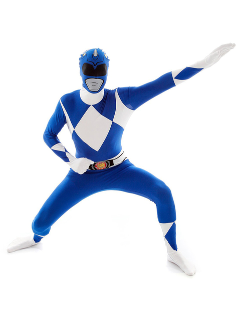 Blue Power Ranger Adult Costume Morphsuit