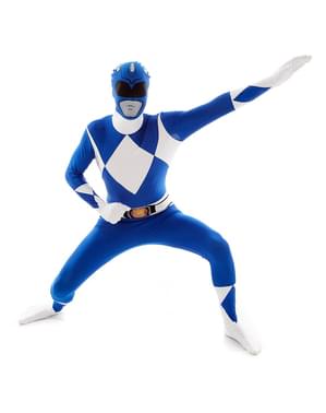 Maskeraddräkt Blå Power Ranger Morphsuit