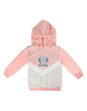 Minnie Mouse sweatshirt for girls in pink and grey - Disney