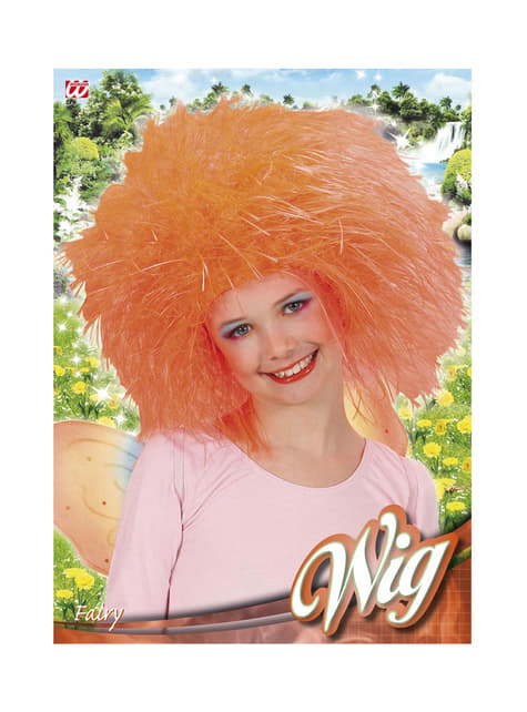 Girl's Orange Fairy Wig
