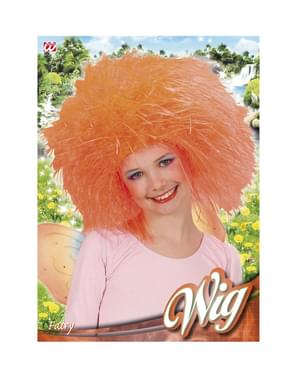 Girl's Orange Fairy Wig