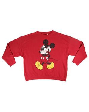 Mickey Mouse sweatshirt for women in red - Disney