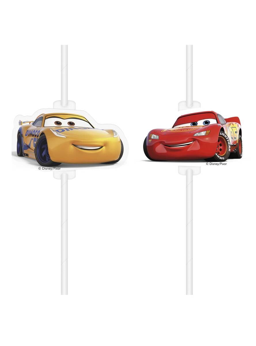 4 cannucce di carta Cars 3
