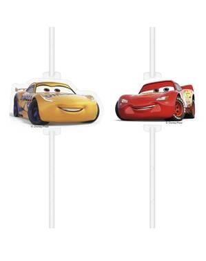 4 καλαμάκια χαρτιού Cars 3