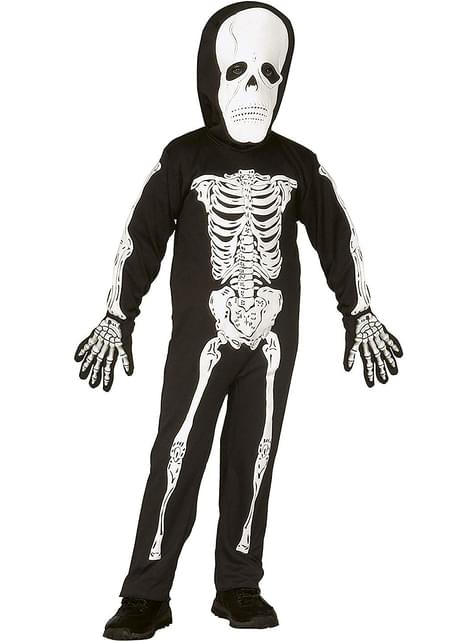 déguisement pat patrouille squelette enfant - 4/6 ans - noir