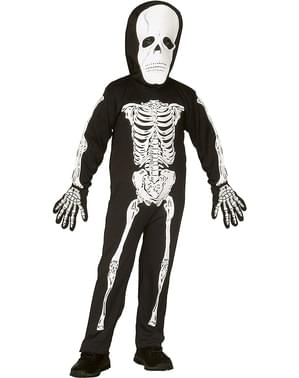Vaikų skeleto kostiumas