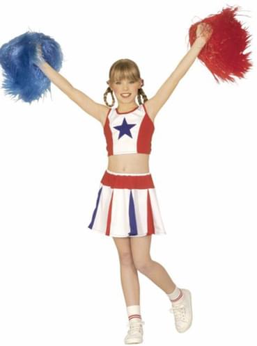 Cheerleader Pompon Go America