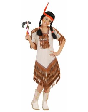 Amerikanische Indianerin Kostüm für Mädchen
