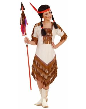 Disfraz de india americana para niña