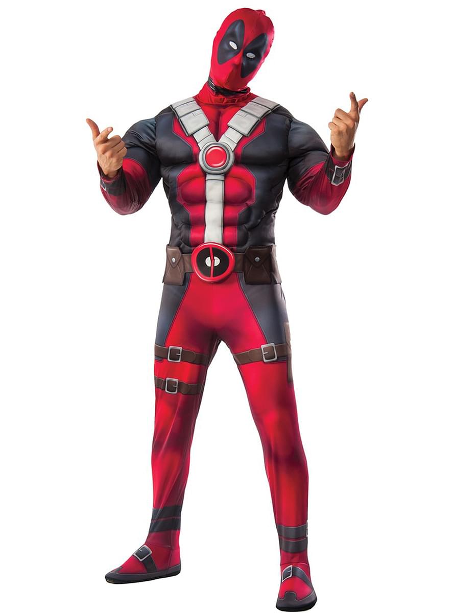 Gespierde Deadpool Kostuum voor volwassenen