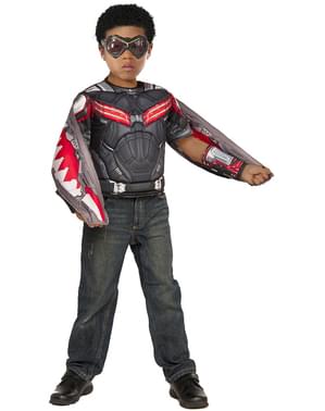 Kostum Falcon Perang Saudara Captain America untuk seorang anak