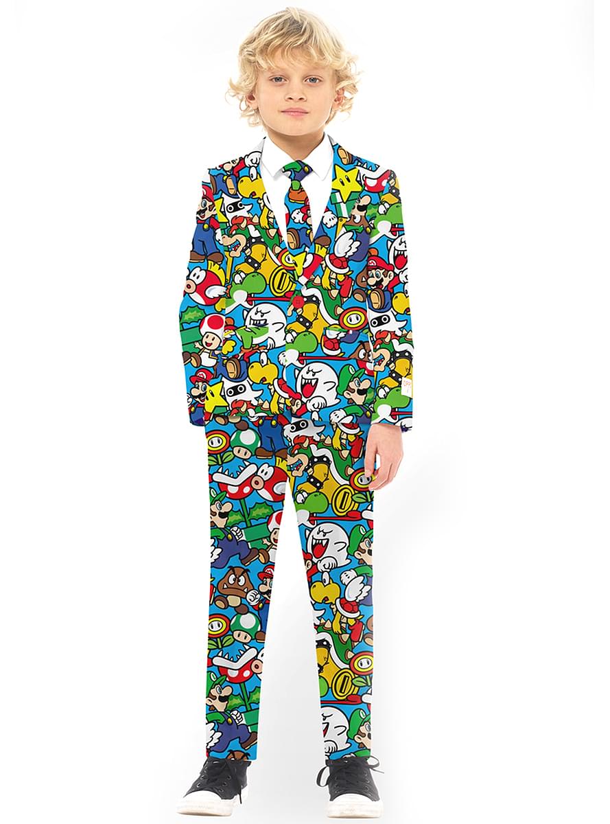 子供のためのスーパーマリオブラザーズのスーツ - Opposuits