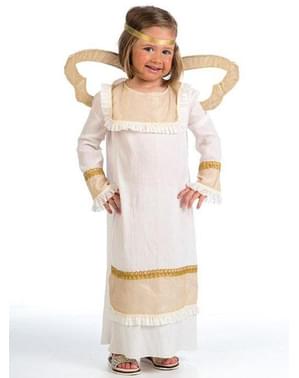 Fato de anjo dourado para menina