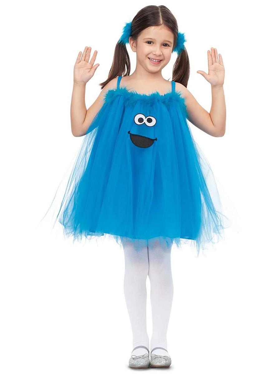 Süti szörny jelmez a Sesame Street lányoknak