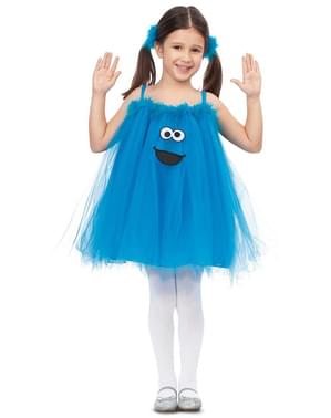 Sesame Street Cookie Monster kostume til piger