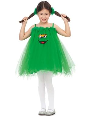 Oscar the Grouch Sesame Street costume for girl