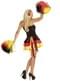 Robe pompom girl Allemagne femme