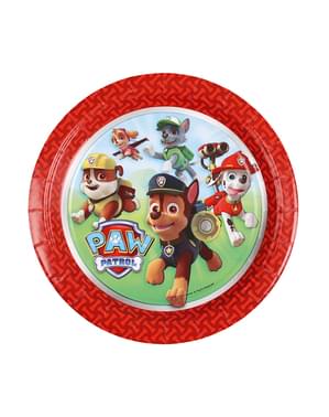 18 cm'lik 8 Paw Patrol tatlı tabağı seti