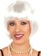 1920s hvítt Wig
