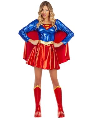 Supergirl plus size asu naisille