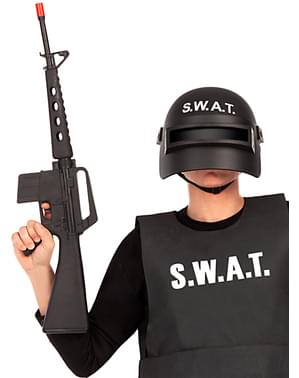 Acquista Costume da uomo adulto della squadra SWAT delle forze speciali,  uniforme della polizia militare