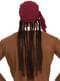 Pirate wig with scarf