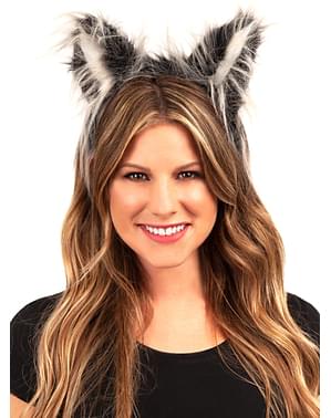 Пов'язка на голову вовчі вуха