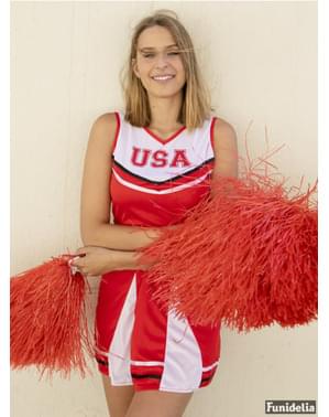 Cheerleader plus size kostyme